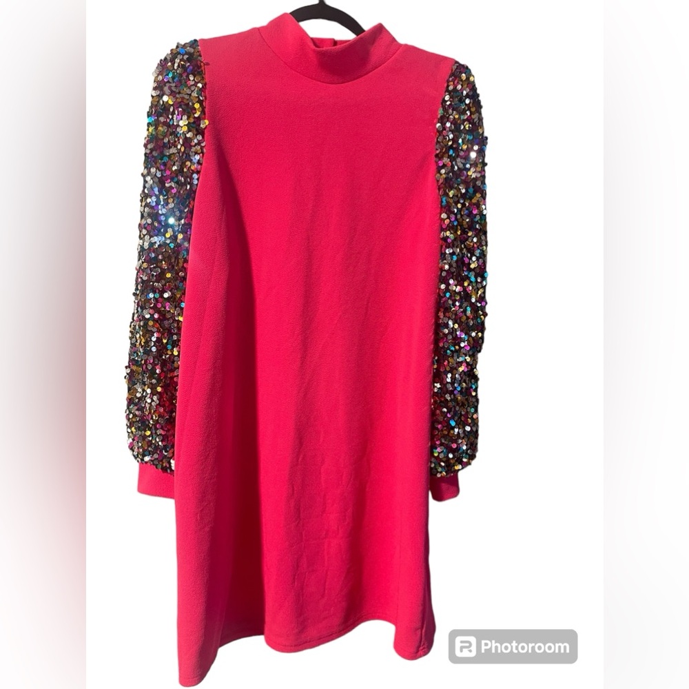 Camellia Boutique Hot pink sequin dress woman’s large